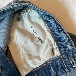 Helmut Lang High Rise Crop Slim Jeans Sz 28